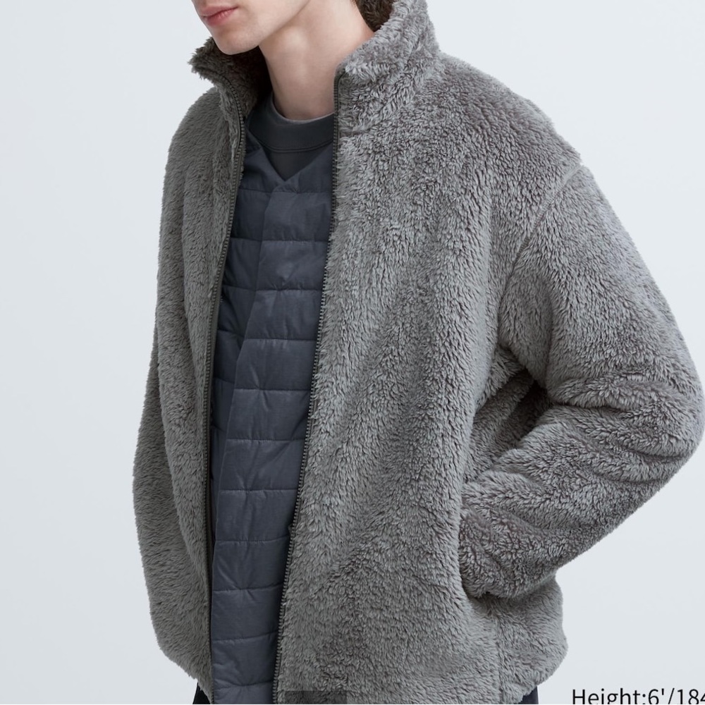 UNIQLO Fluffy Yarn Fleece Full-Zip Jacket